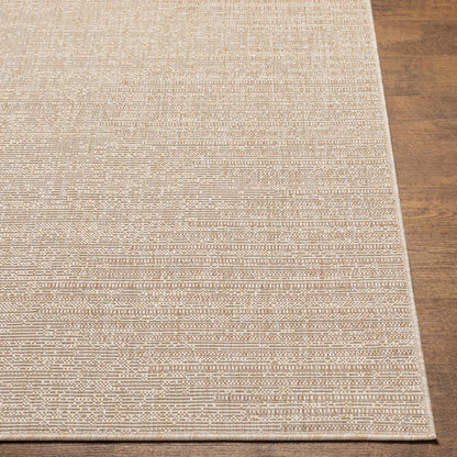 Beige Outdoor Rug - Stylish Durable Area Rug for Patios and Decks