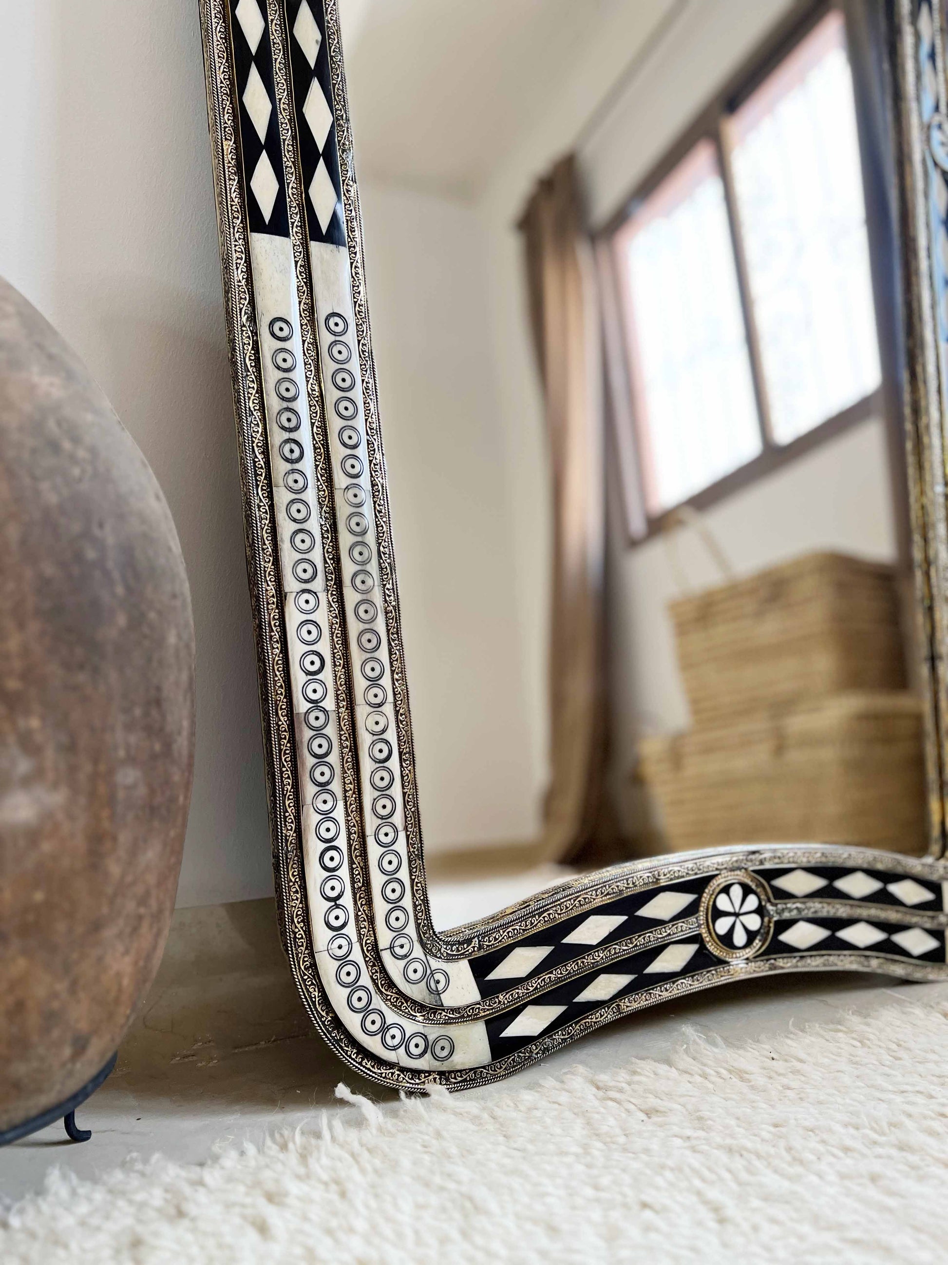 Handcrafted Berber style mirror