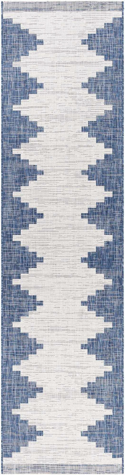 Djugun Navy Area Rug - Stylish Durable Indoor Outdoor Mat