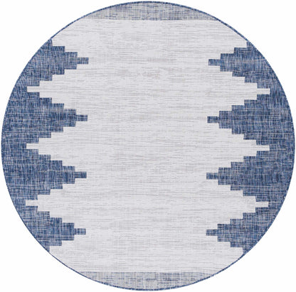 Djugun Navy Area Rug - Stylish Durable Indoor Outdoor Mat