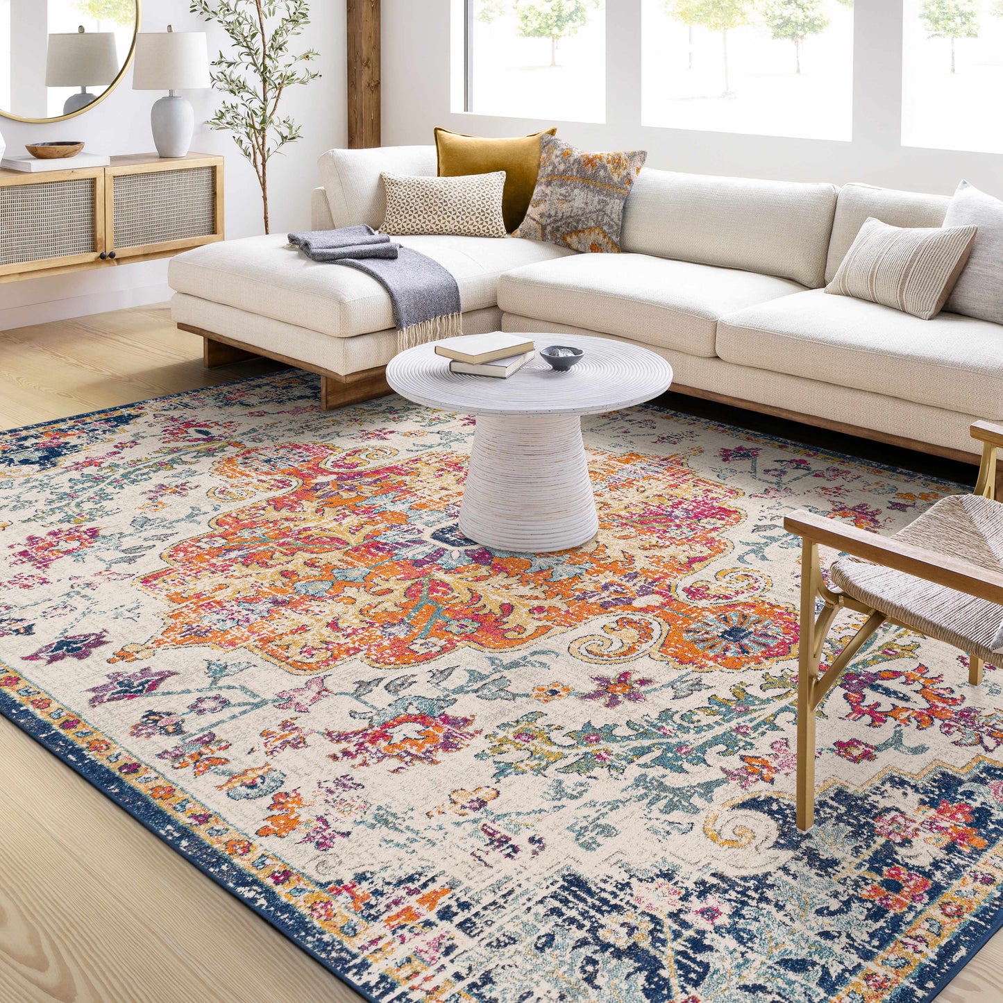 Bodrum Area Rug - Elegant Geometric Design for Modern Decor