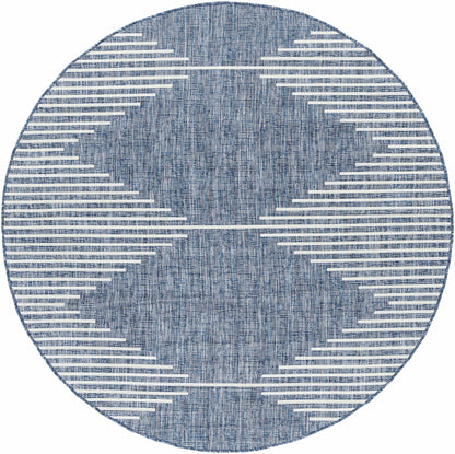 Navy Outdoor Rug - Durable Stylish Area Rug for Patios and Decks