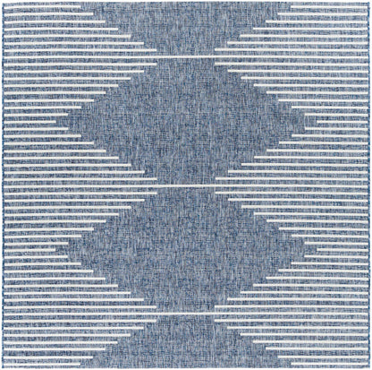 Navy Outdoor Rug - Durable Stylish Area Rug for Patios and Decks