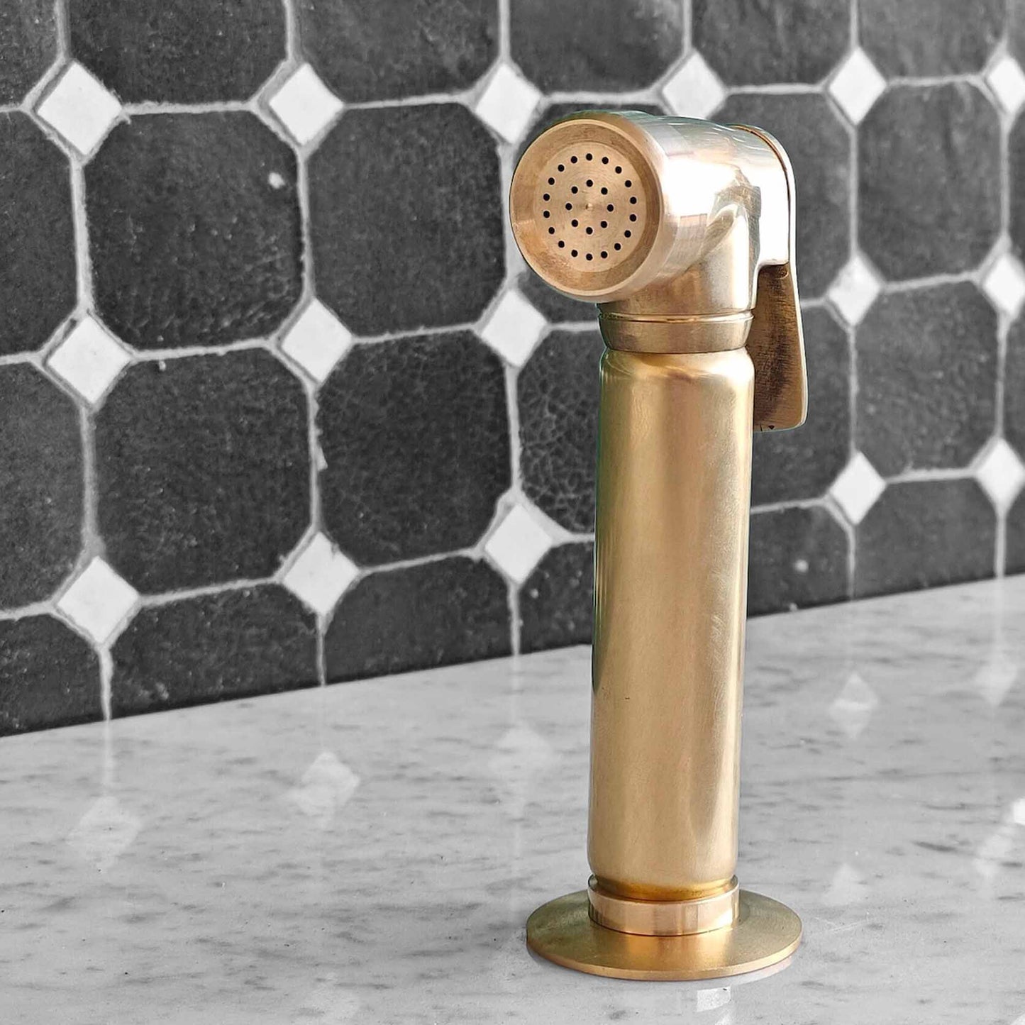 Unlacquered brass sprayer