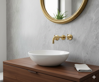 Unlacquered Brass Bathroom Faucet - Antique Brass Bathroom Faucets