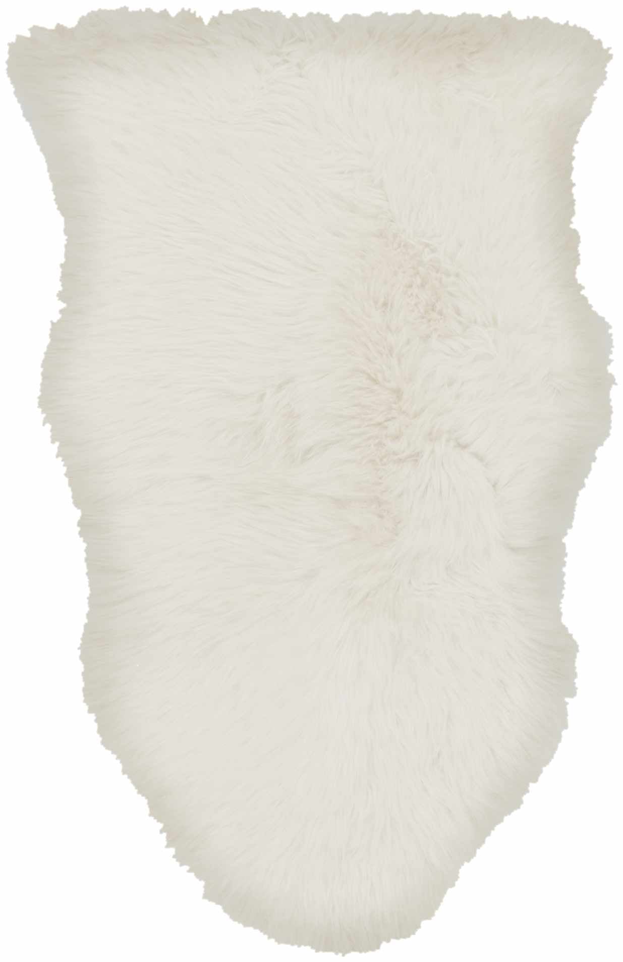 Soft White Sheepskin Rug - Premium Cozy Home Décor