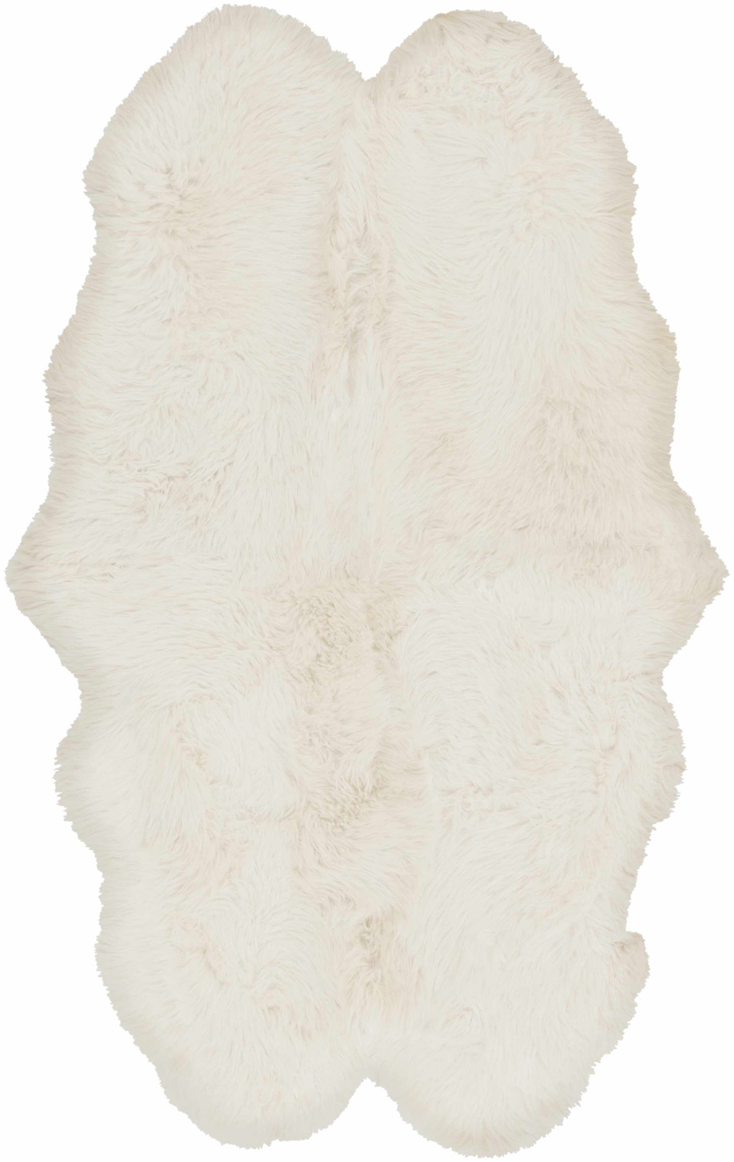 Soft White Sheepskin Rug - Premium Cozy Home Décor