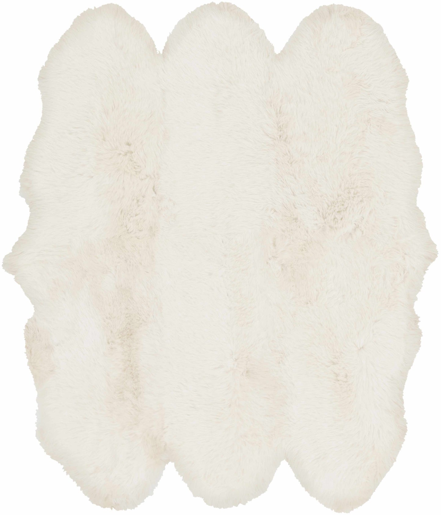 Soft White Sheepskin Rug - Premium Cozy Home Décor