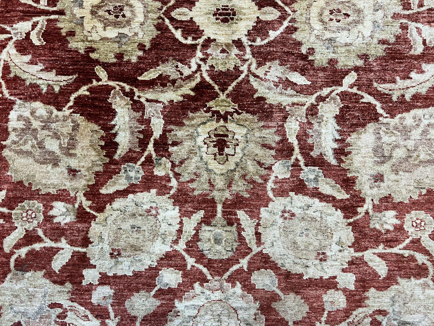 Handmade Persian Rug 10x14 Pak Sultanabad Mahal Chobi Floral Wool Oriental Vintage Carpet