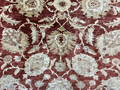 Handmade Persian Rug 10x14 Pak Sultanabad Mahal Chobi Floral Wool Oriental Vintage Carpet