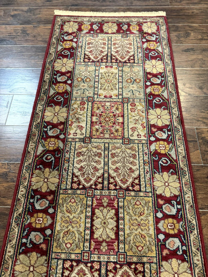 Karastan Runner Rug Antique Legends Bakhtiari 2200 Vintage Wool Panel Design
