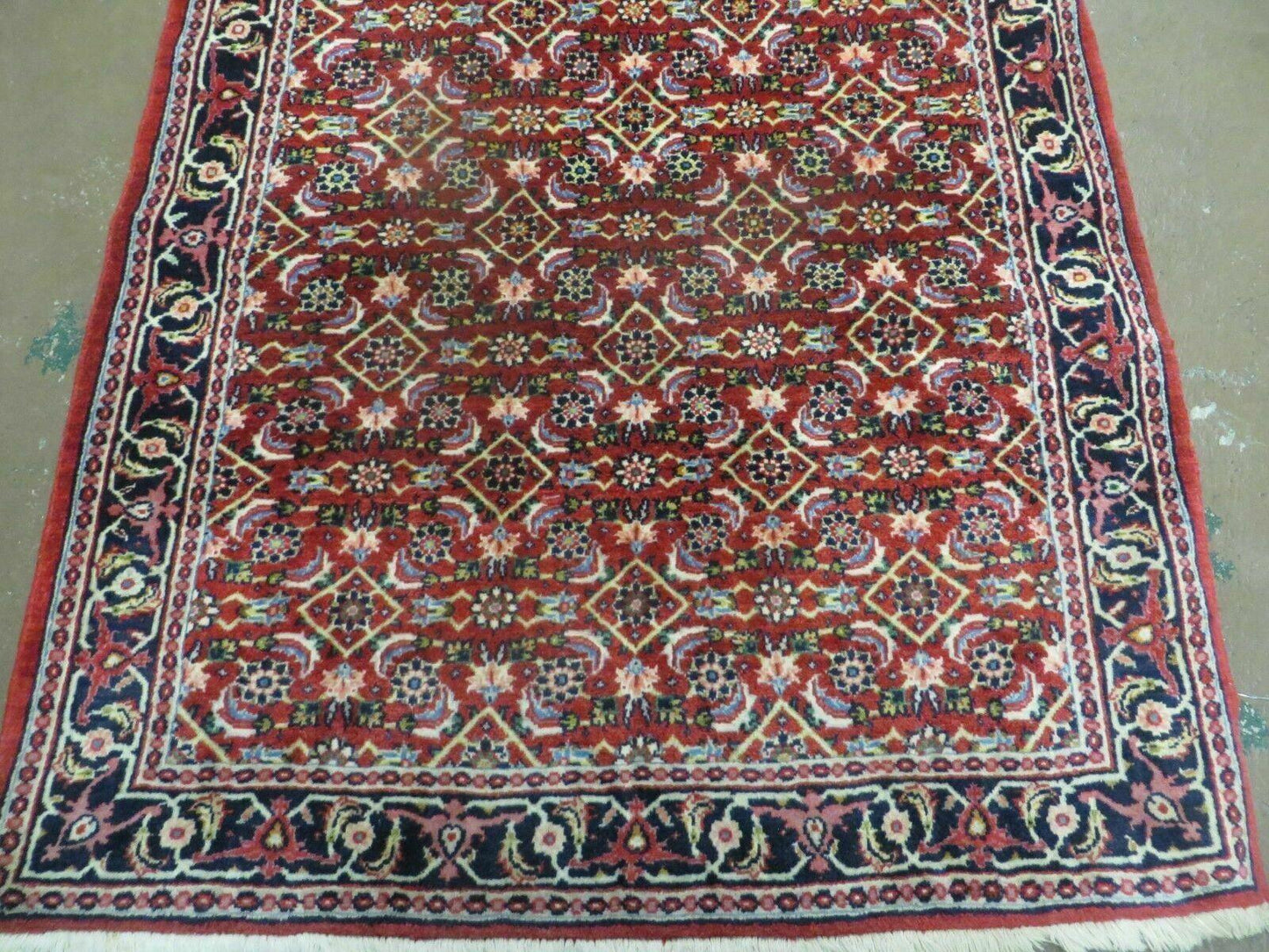 Handmade Knotted Indian Amritsar Floral Wool Rug 3 By 5 Feet Oriental Carpet