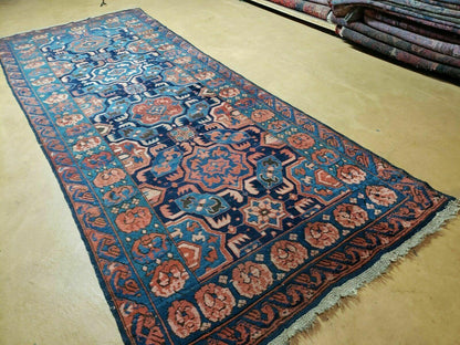 Caucasian Seychor Rug Handmade Wool Carpet Vintage Antique 1900 Organic Dye