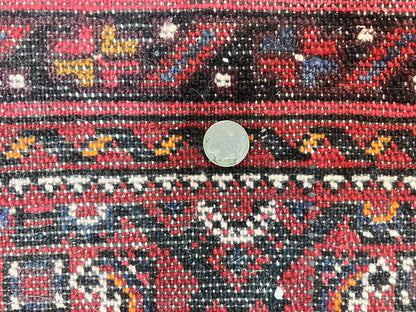 Persian Runner Rug 3x16 Wool Handmade Antique Hamadan Oriental Hallway Rug