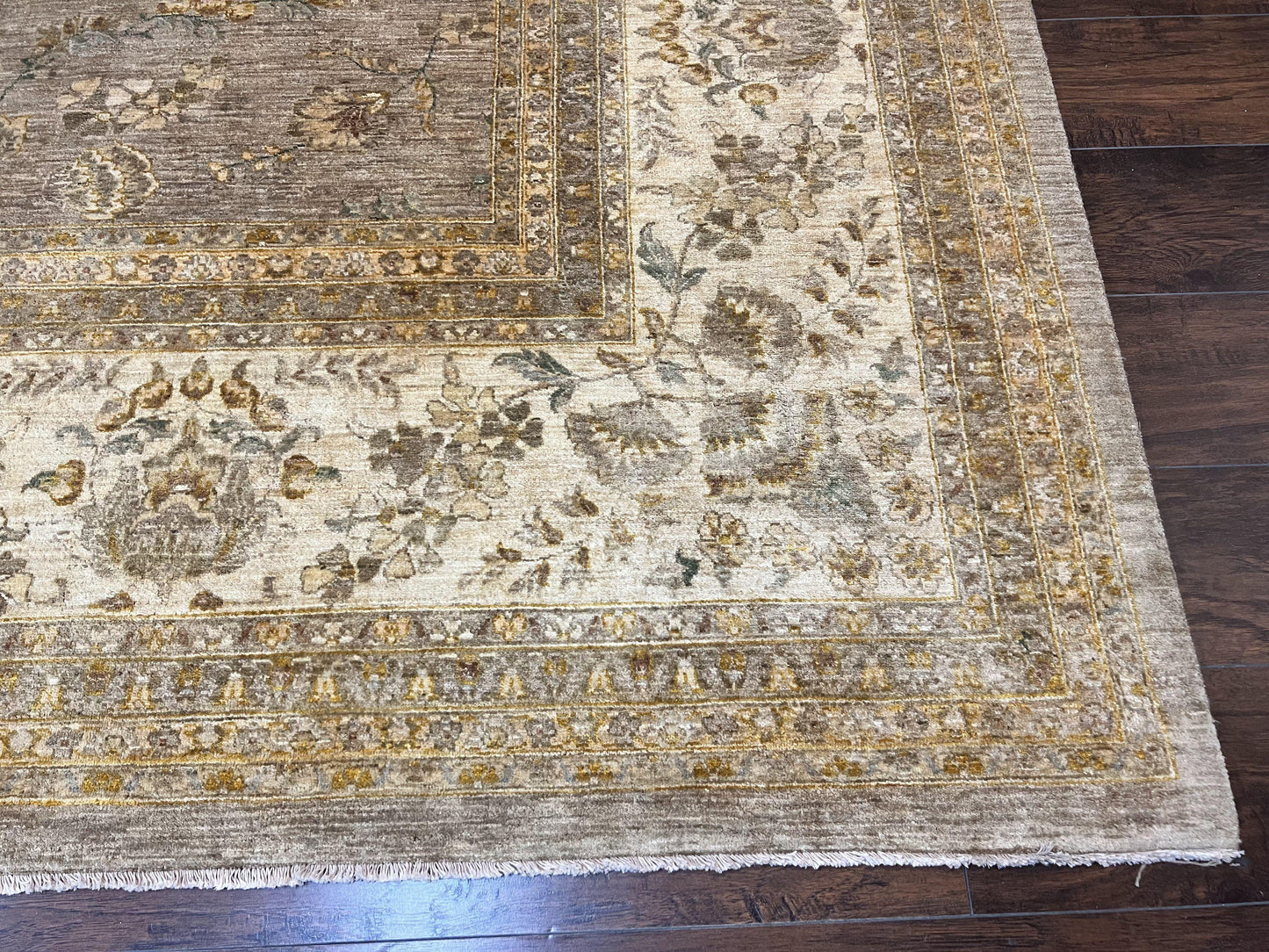 Persian Rug 12x15 Hand Knotted Wool Oriental Floral Palace Size Carpet