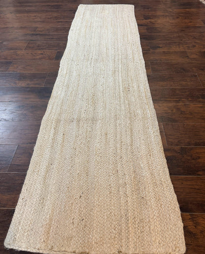 Modern Jute Runner Rug For Hallway And Kitchen Farmhouse Decor Light Durable
