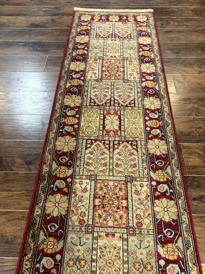 Karastan Runner Rug Antique Legends Bakhtiari 2200 Vintage Wool Panel Design