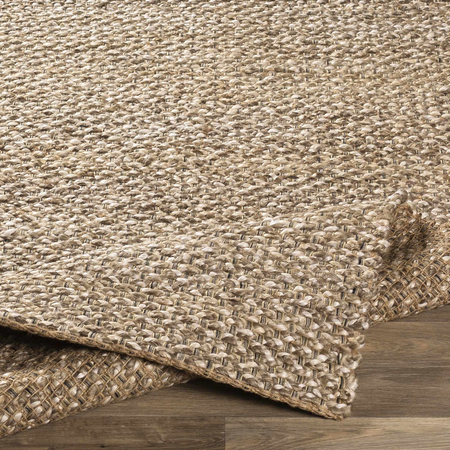 Natural Jute Rug - Eco-Friendly Hand Woven Floor Decor