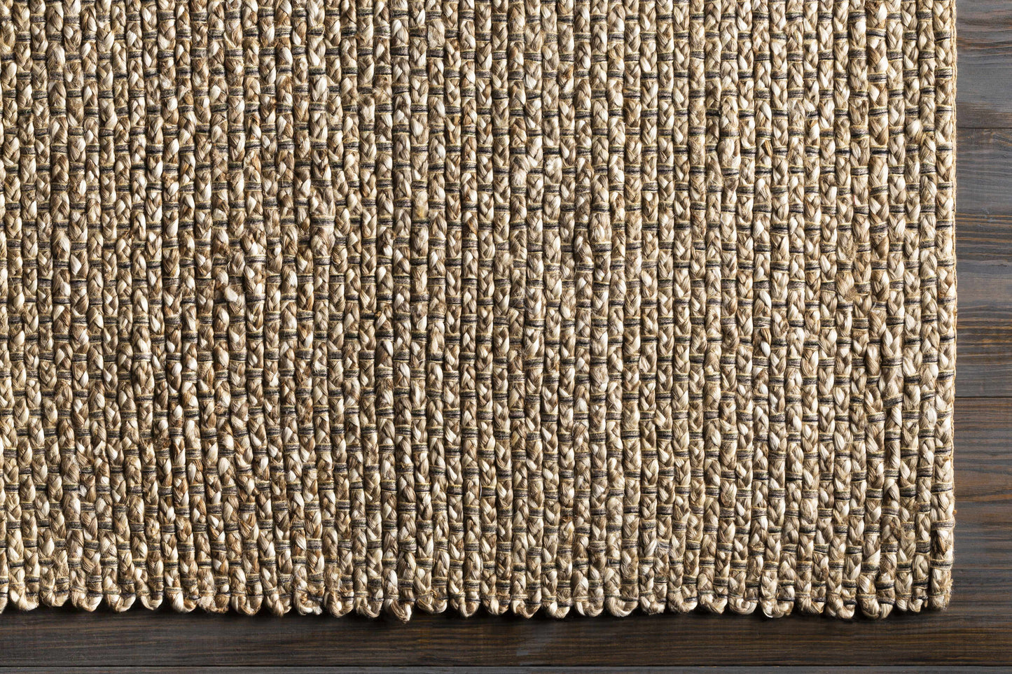 Natural Jute Rug - Eco-Friendly Hand Woven Floor Decor
