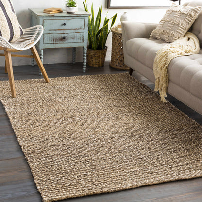 Natural Jute Rug - Eco-Friendly Hand Woven Floor Decor