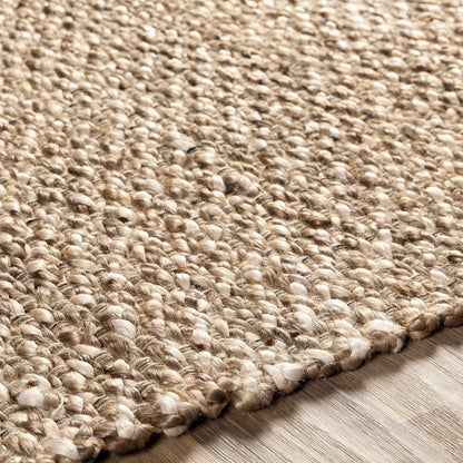 Natural Jute Rug - Eco-Friendly Hand Woven Floor Decor