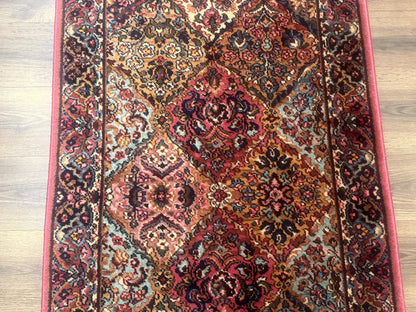 Karastan Kirman Wool Rug 3x5 Multicolor Panel Original 700 Series Discontinued