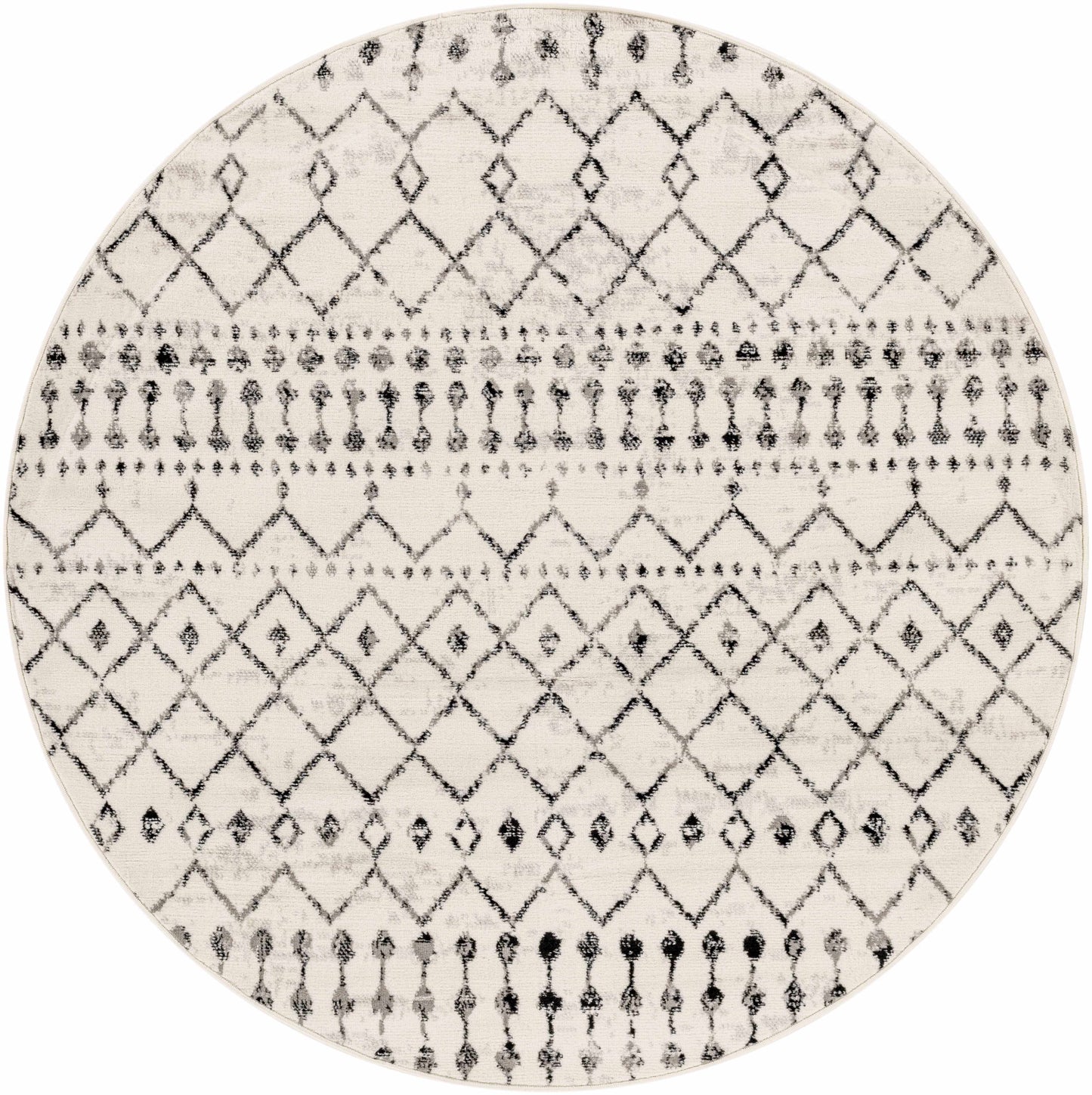 Scandinavian Moroccan Trellis Area Rug - Stylish Geometric Design for Modern Homes