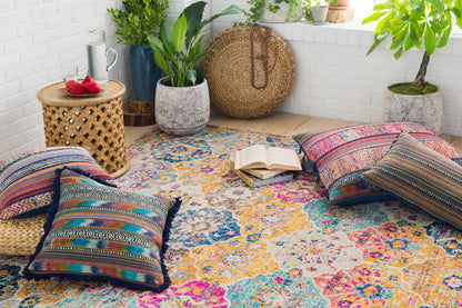 Colorful Area Rug - Living Room Bedroom  Playroom Décor