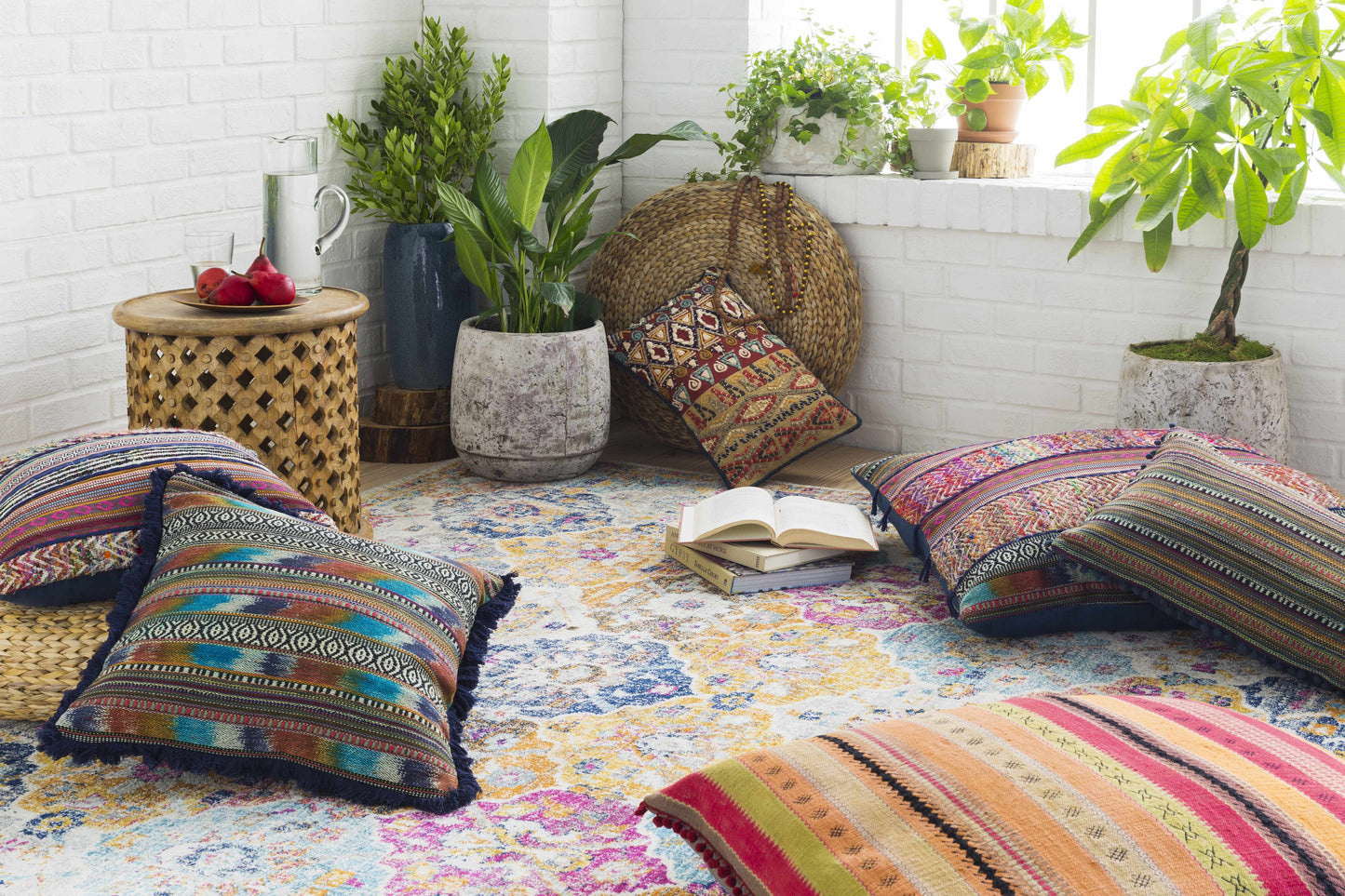 Colorful Area Rug - Living Room Bedroom  Playroom Décor