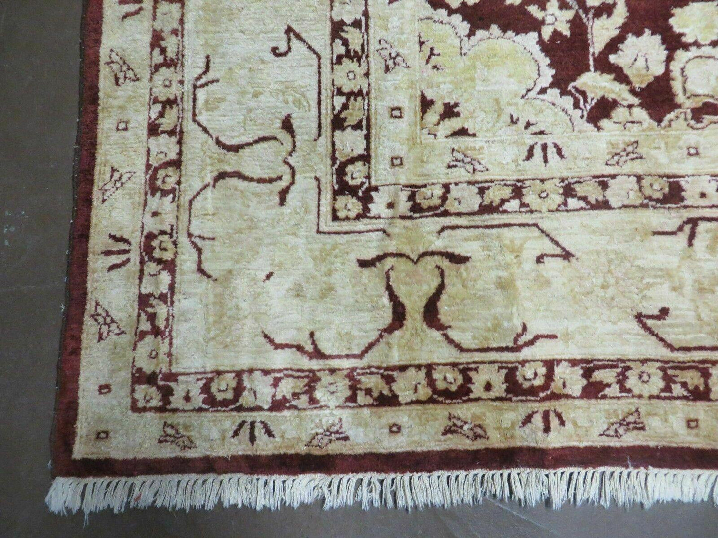 Hand Made Pakistan Wool Rug Peshawar Floral Design 9 Ft 9 In X 15 Ft 5 In