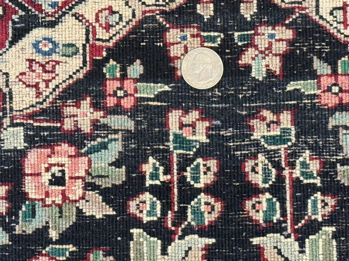 Long Pak Persian Runner Rug 2.6x16 Hand Knotted Wool Floral Vintage