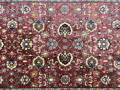 Karastan Williamsburg Herati Wool Rug 6x9 Vintage Persian Area Carpet Wool Pile