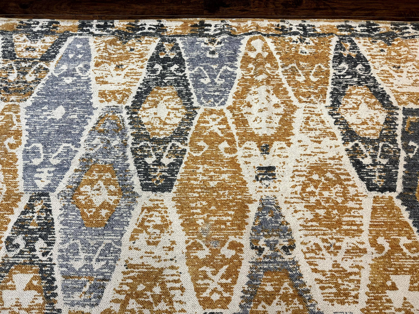 Handmade Indian Area Rug 8x10 Vintage Colorful Hemp Natural Material