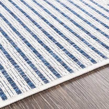 Stephan Blue Outdoor Area Rug - Stylish Durable Patio Decor
