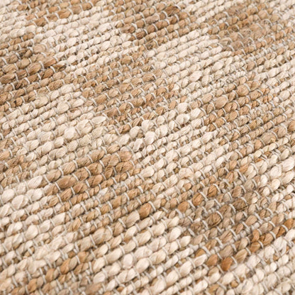 Checkered Jute Area Rug - Eco-Friendly Home Decor
