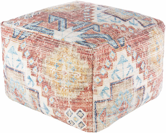 Dulwich Handwoven Neutral Pouf Artisan Seating And Decor Accent For Living Rooms
