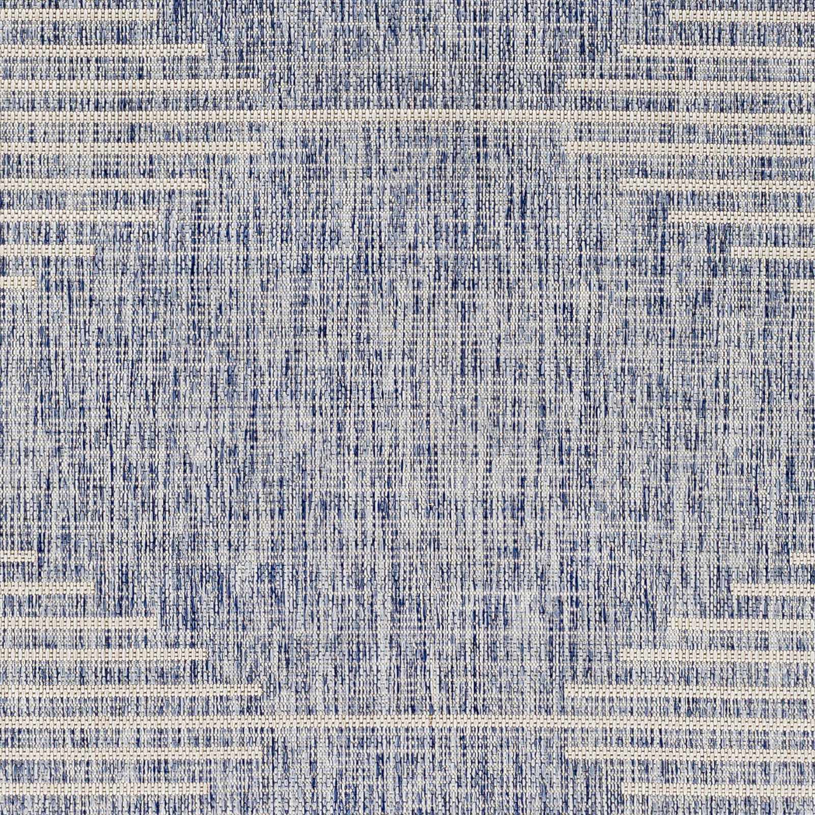 blue outdoor rug