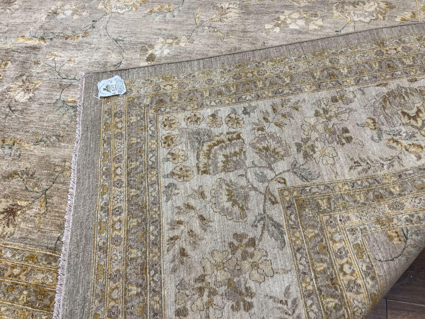 Persian Rug 12x15 Hand Knotted Wool Oriental Floral Palace Size Carpet