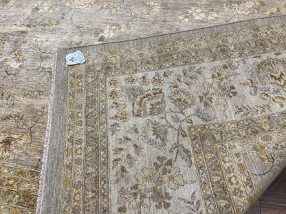 Persian Rug 12x15 Hand Knotted Wool Oriental Floral Palace Size Carpet