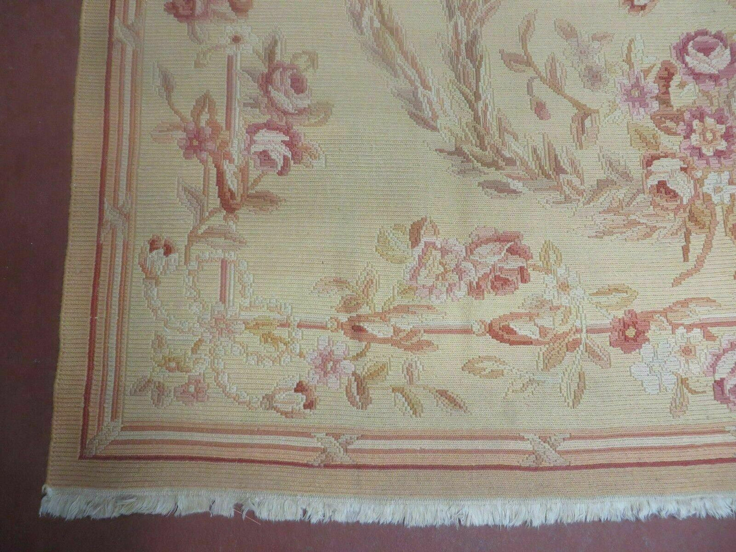 Vintage Turkish Kilim Soumak Flat Weave Wool Rug 58 By 94 Inches Handcrafted 1970s