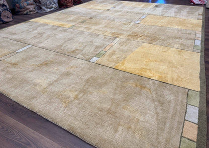 Tufenkian Tibetan Rug 12x16 Handmade Wool Palace