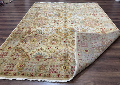 Indo Persian Rug Wool 8x10 Handmade Oushak Style Hand Knotted Area Rug