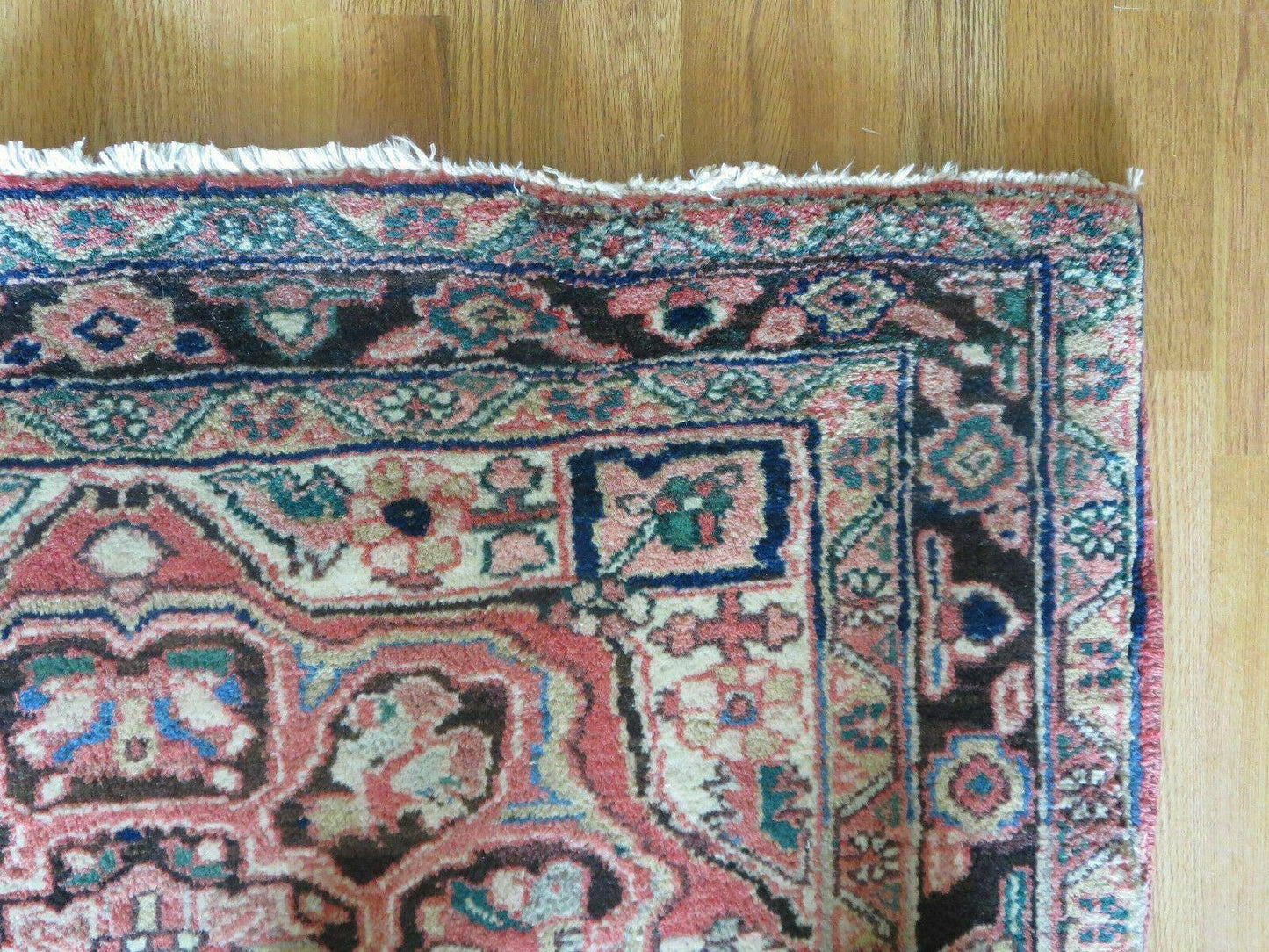 Antique Handmade Turkish Wool Runner Rug 3 Ft 9 In By 10 Ft 6 In