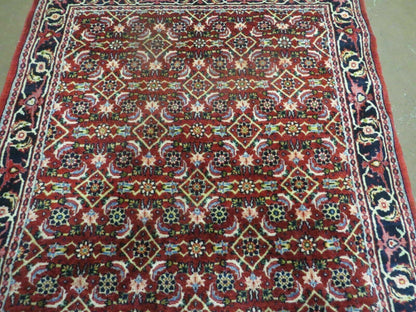 Handmade Knotted Indian Amritsar Floral Wool Rug 3 By 5 Feet Oriental Carpet