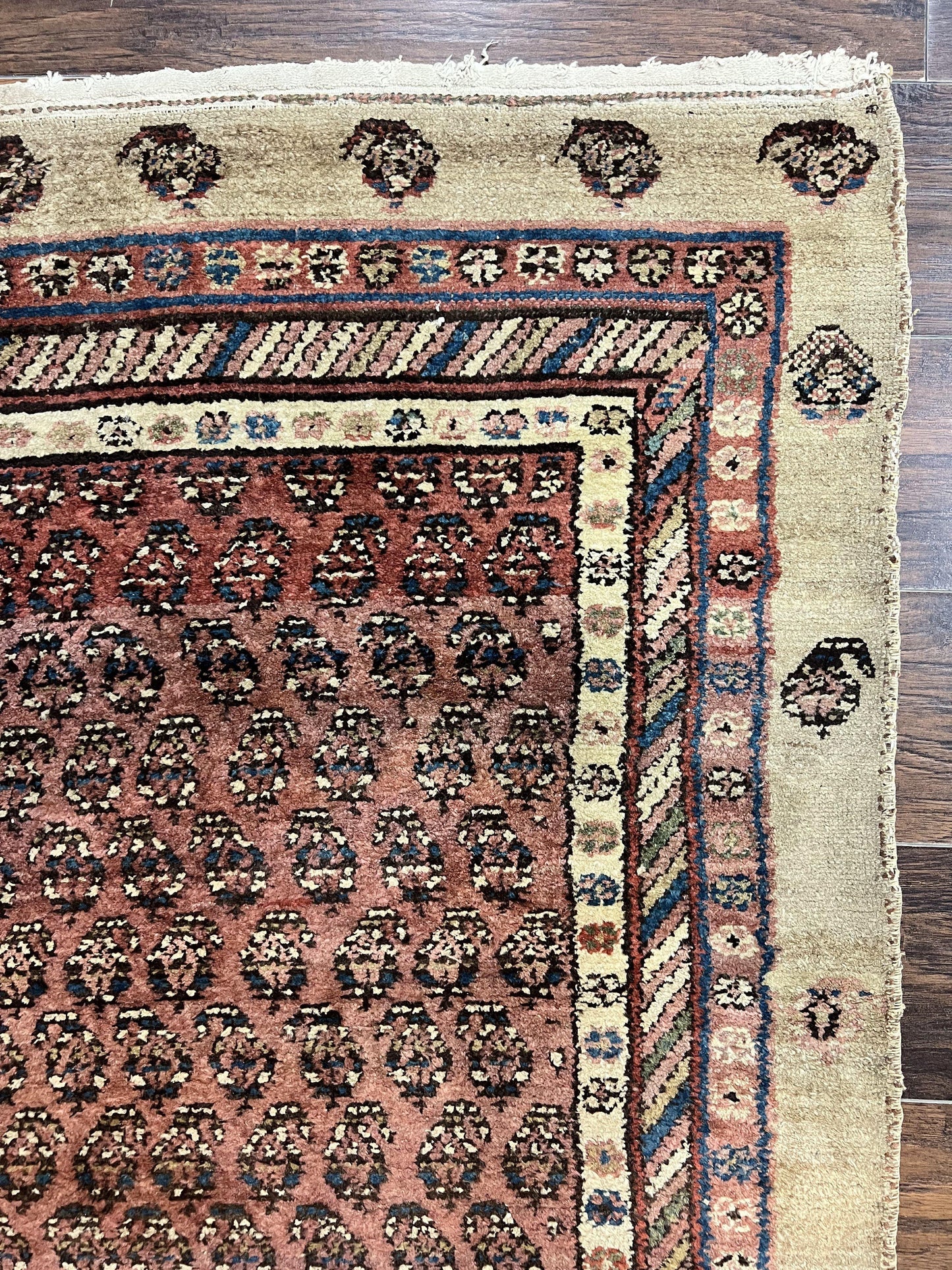 Antique Persian Sarab Runner Rug 3x11 Handmade Wool Camel Hair Hallway Carpet