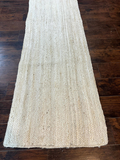 Modern Jute Runner Rug For Hallway And Kitchen Farmhouse Decor Light Durable