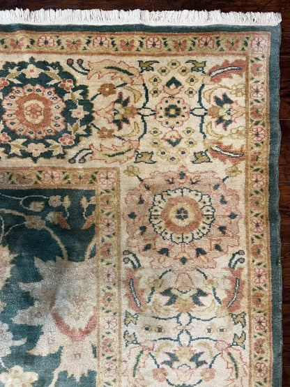 Egyptian Mahal Rug 10x14 Hand Knotted Wool Large Vintage Floral Persian Area Rug