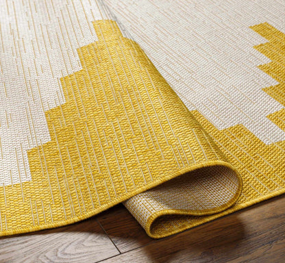 Yellow Outdoor Rug - Djugun Collection for Stylish Patios