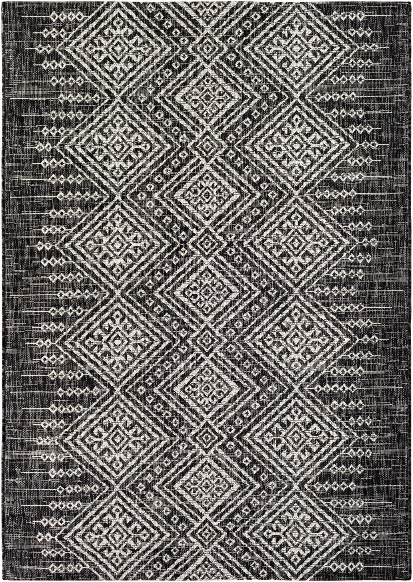 Frankville Performance Rug - Black and White All-Over Design for Stylish Interiors