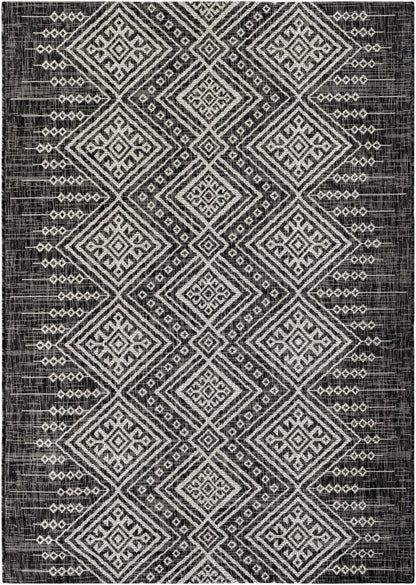 Frankville Performance Rug - Black and White All-Over Design for Stylish Interiors